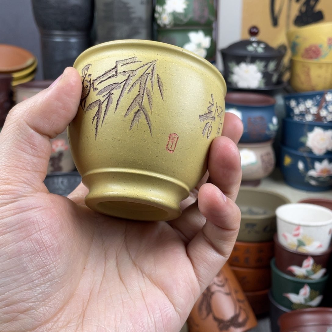 紫砂茶杯紫砂茶杯
