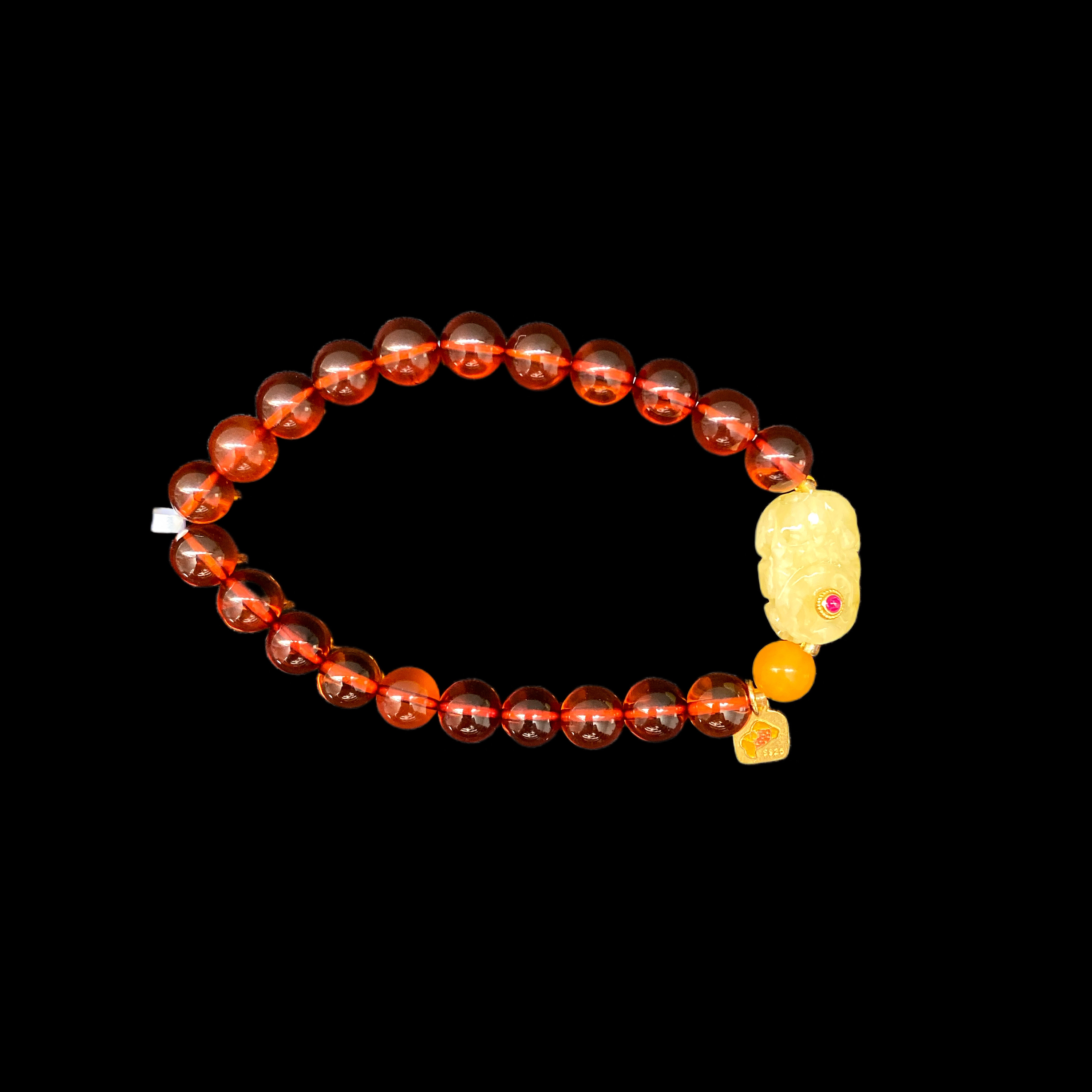 4857-血珀手串孤品