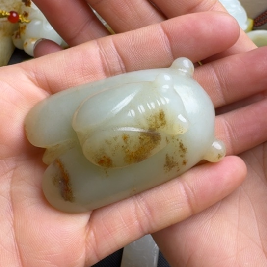 和田玉挂件未镶嵌润*