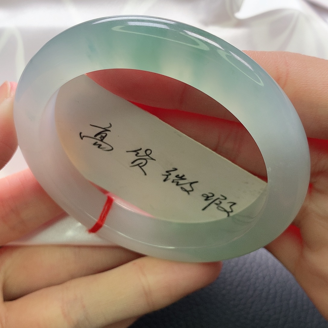翡翠未镶嵌手镯缅甸56
