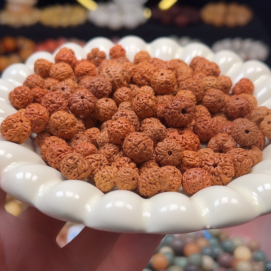 手串菩提根/象牙果微瑕金刚大小混300颗