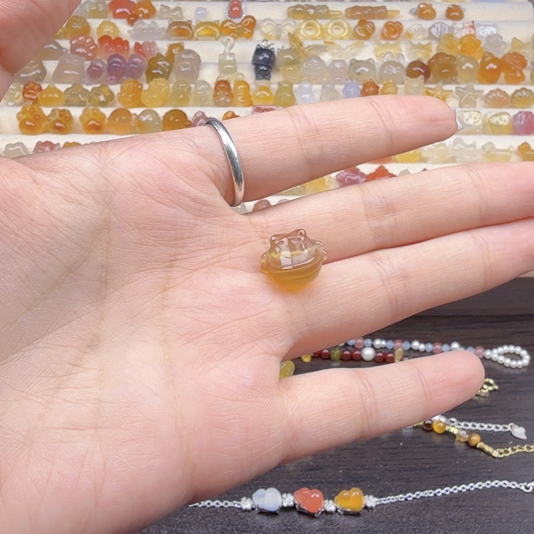 玛瑙/玉髓合金颈饰