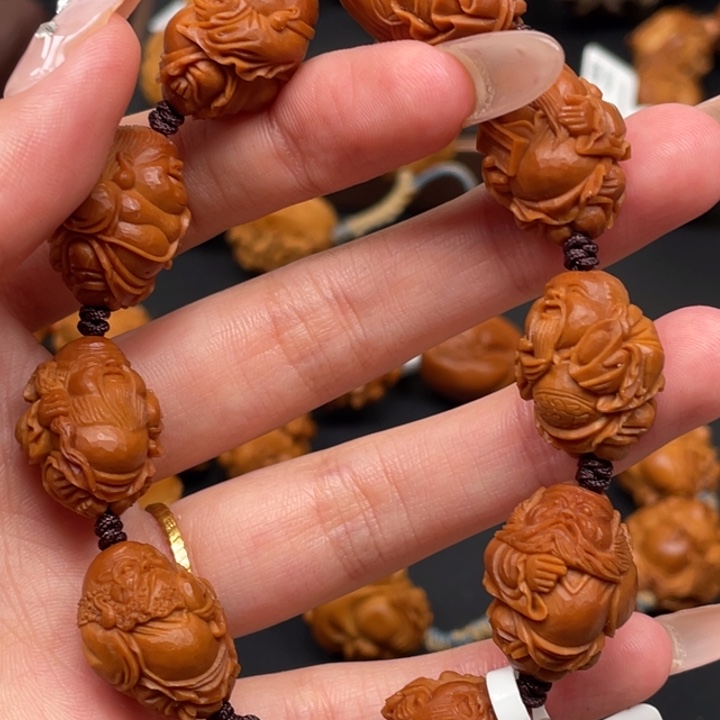 ￴***士橄榄核手串/手链群仙