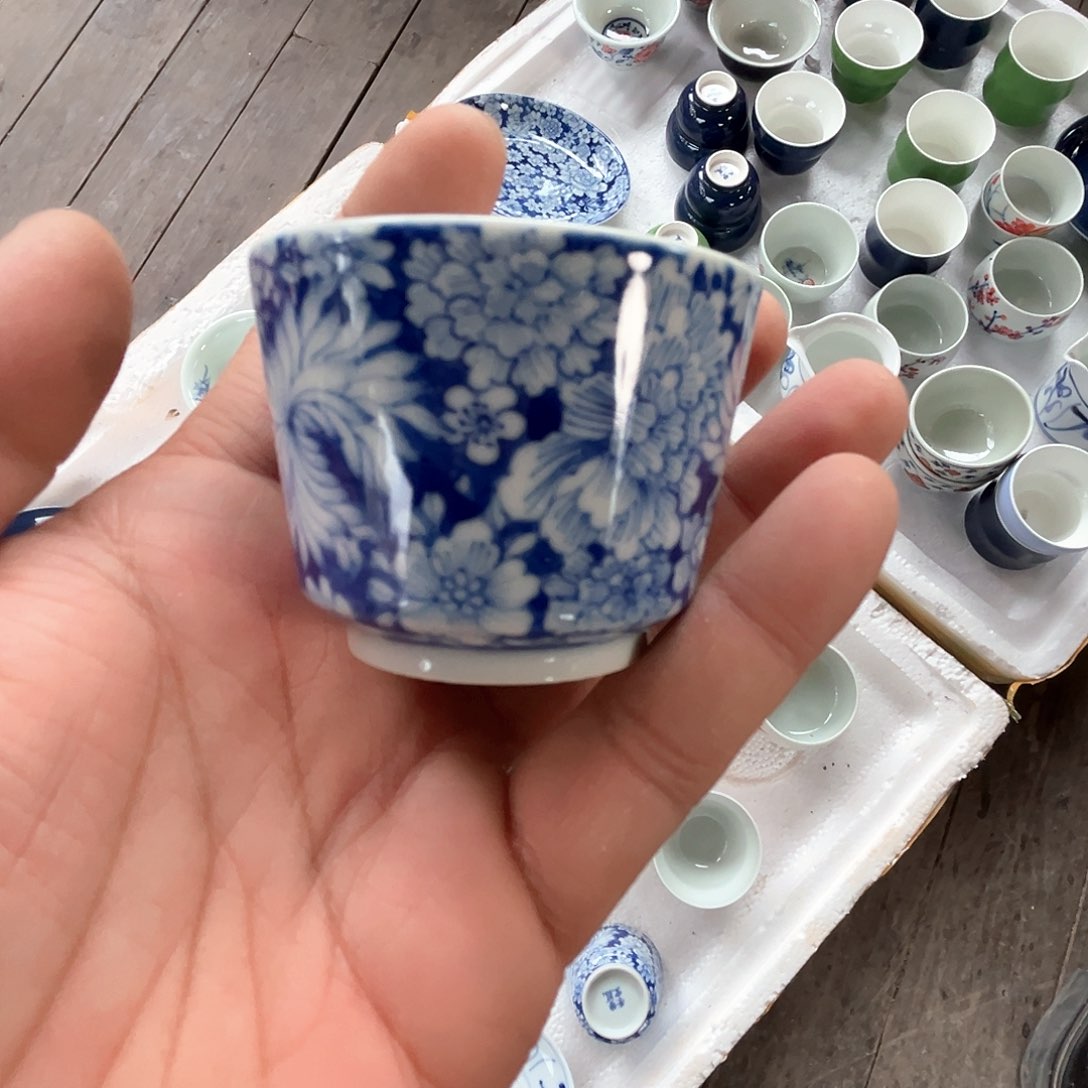 杯青花瓷器青花瓷器