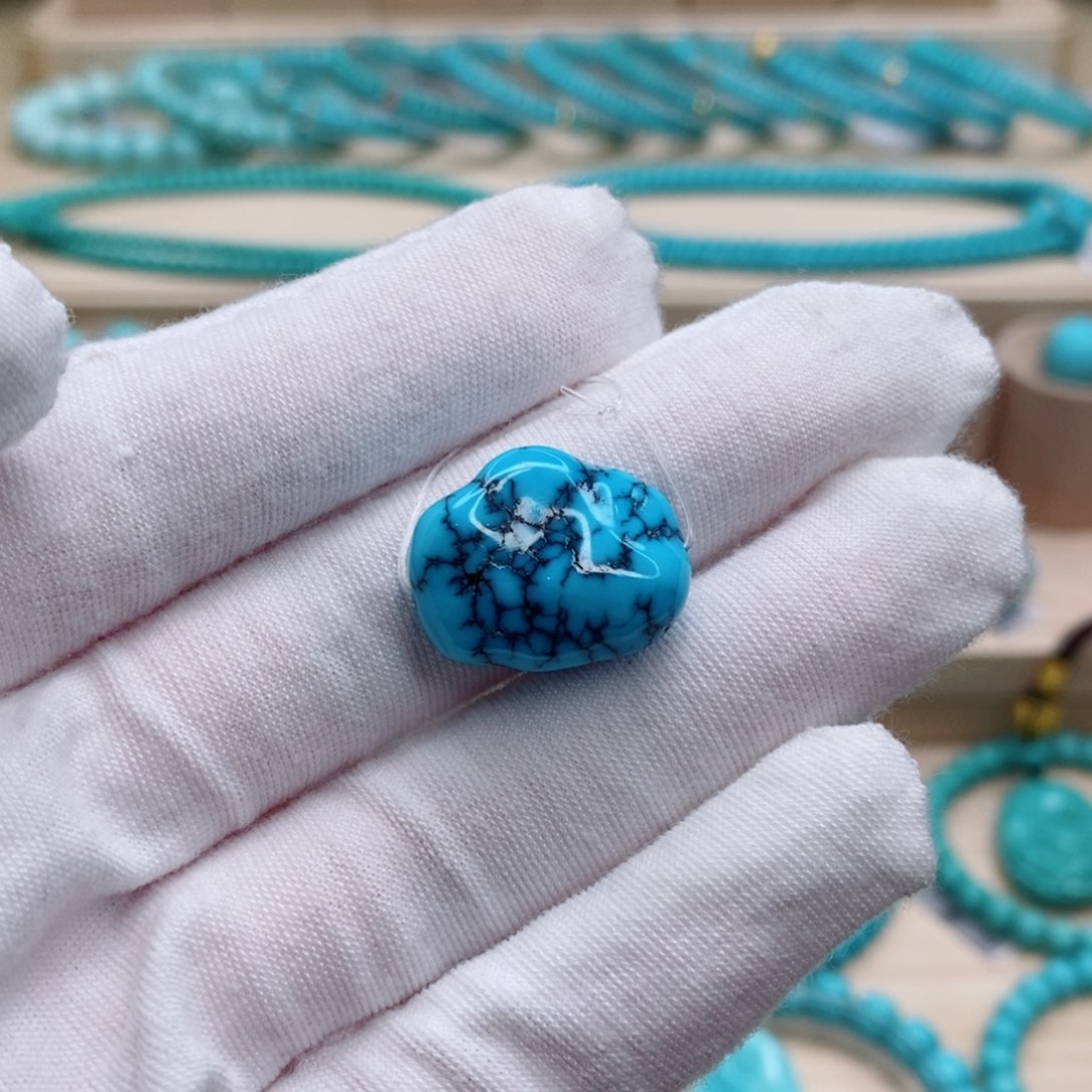 绿松石珠宝奇石未镶嵌