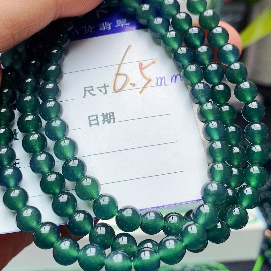 未镶嵌手串翡翠翡翠