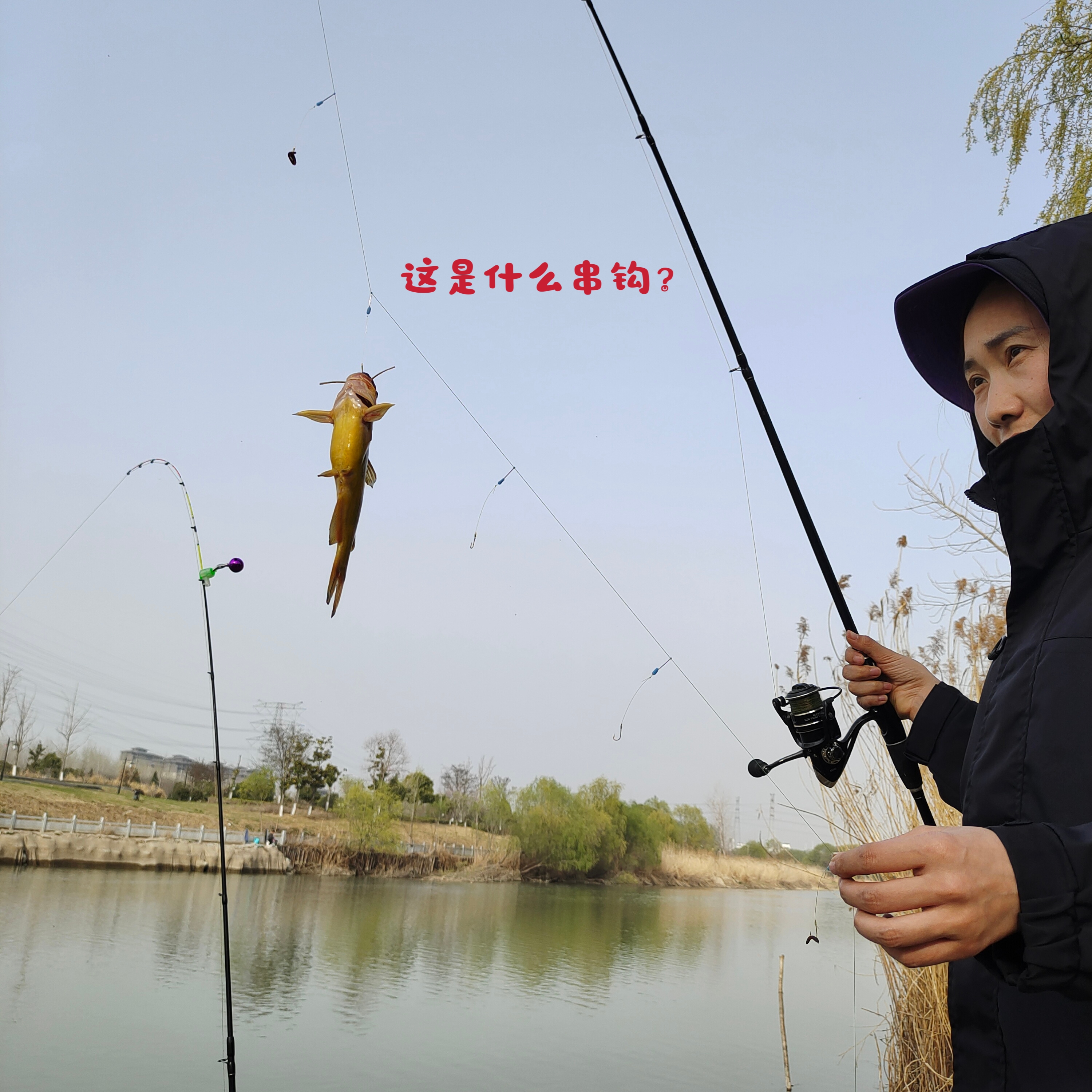 最新防缠绕串钩1秒换子线结实耐用三钩串钩钓黄辣丁翘嘴鲫鱼专用