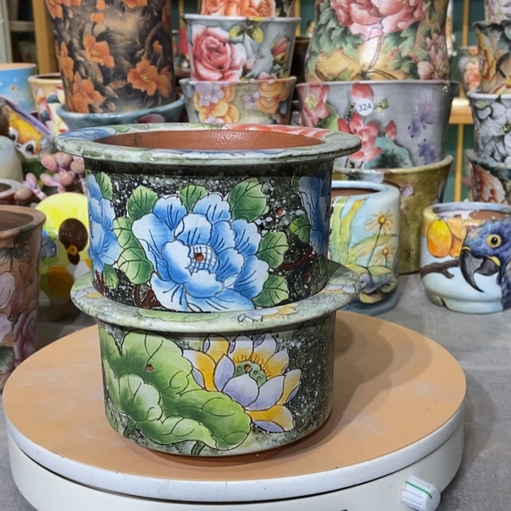 红陶景德镇艺术手绘作品