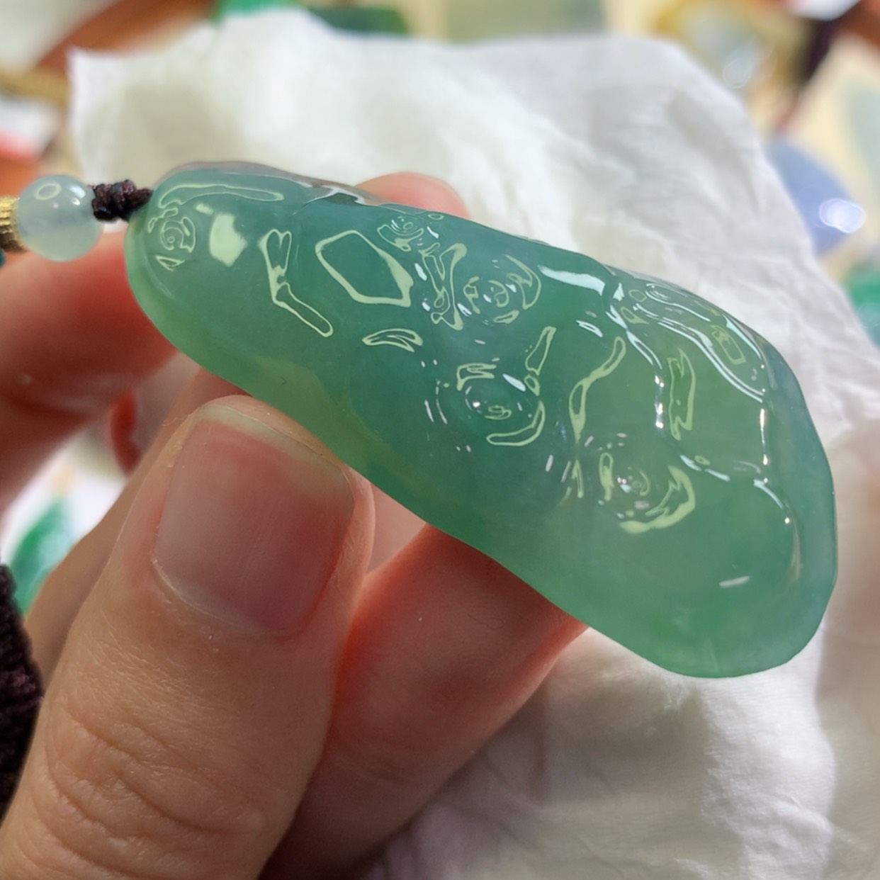 【闪购商品】翡翠吊坠(不含链)未镶嵌 2219