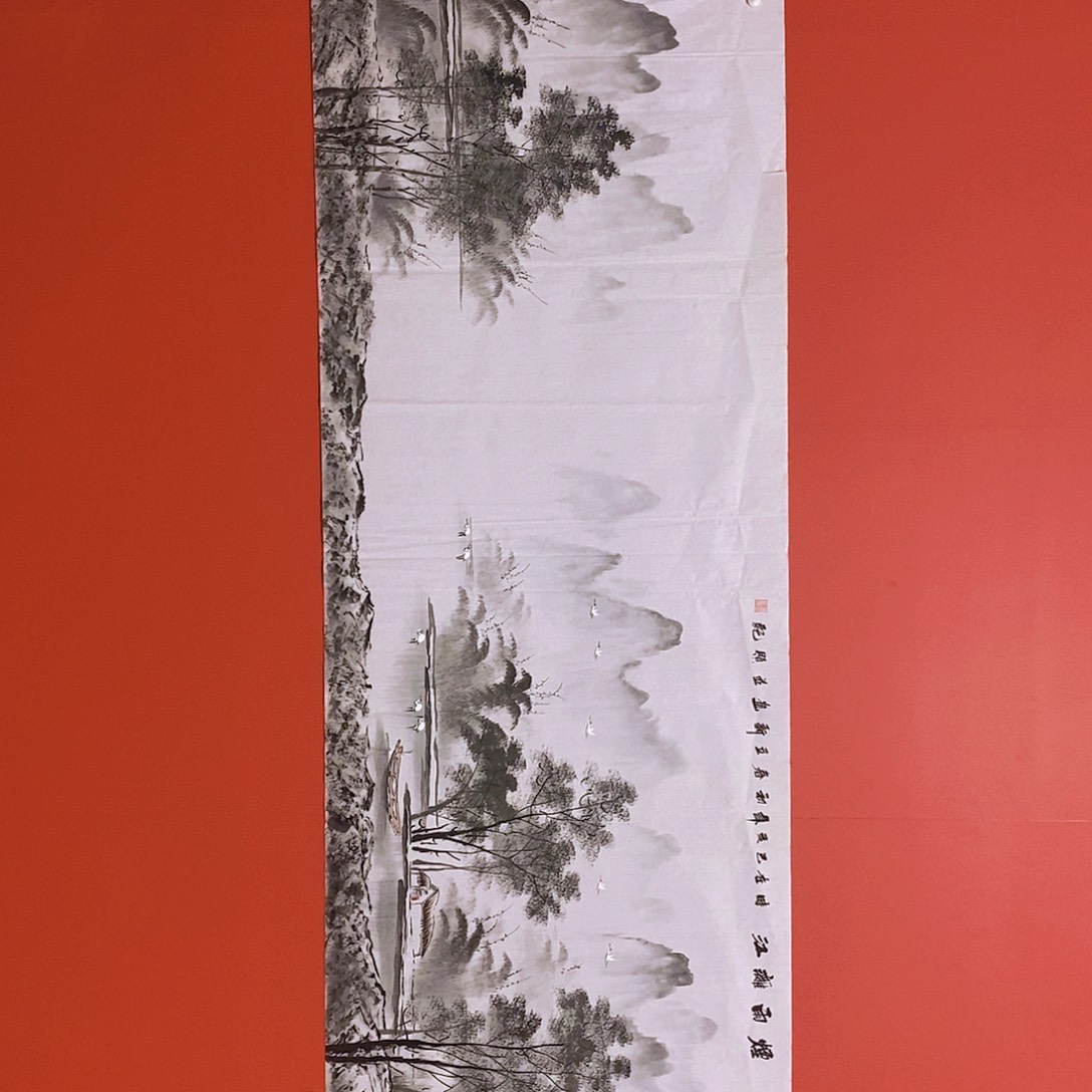 国画山水国画花鸟作品