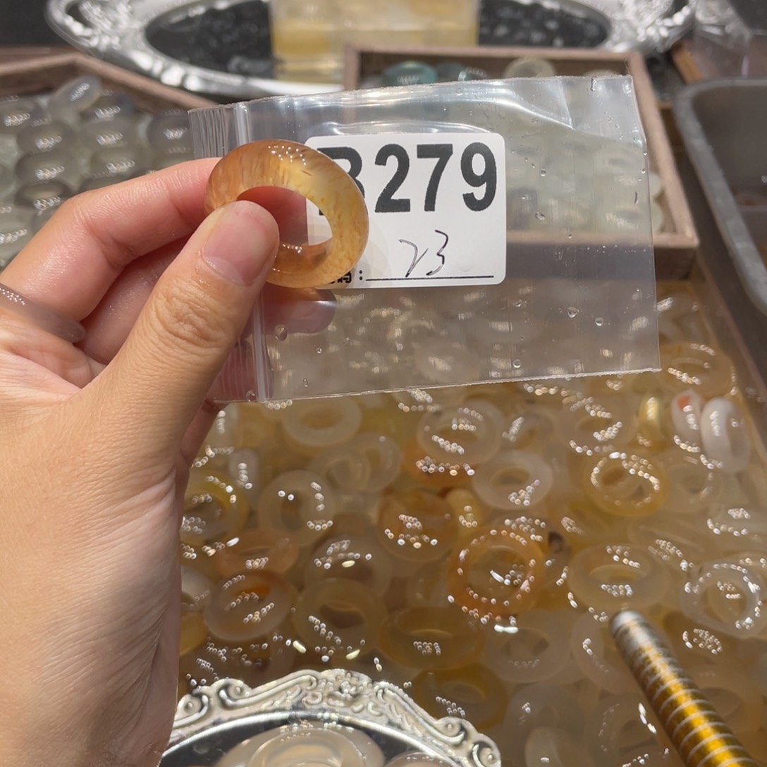 玛瑙/玉髓未镶嵌戒指279