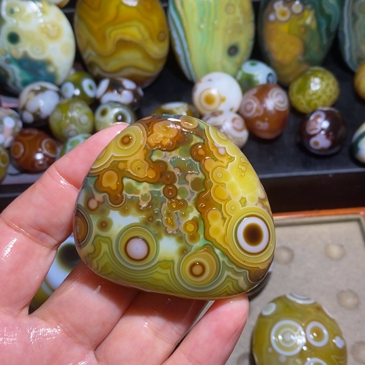 玛瑙/玉髓珠宝半成品未镶嵌晴***