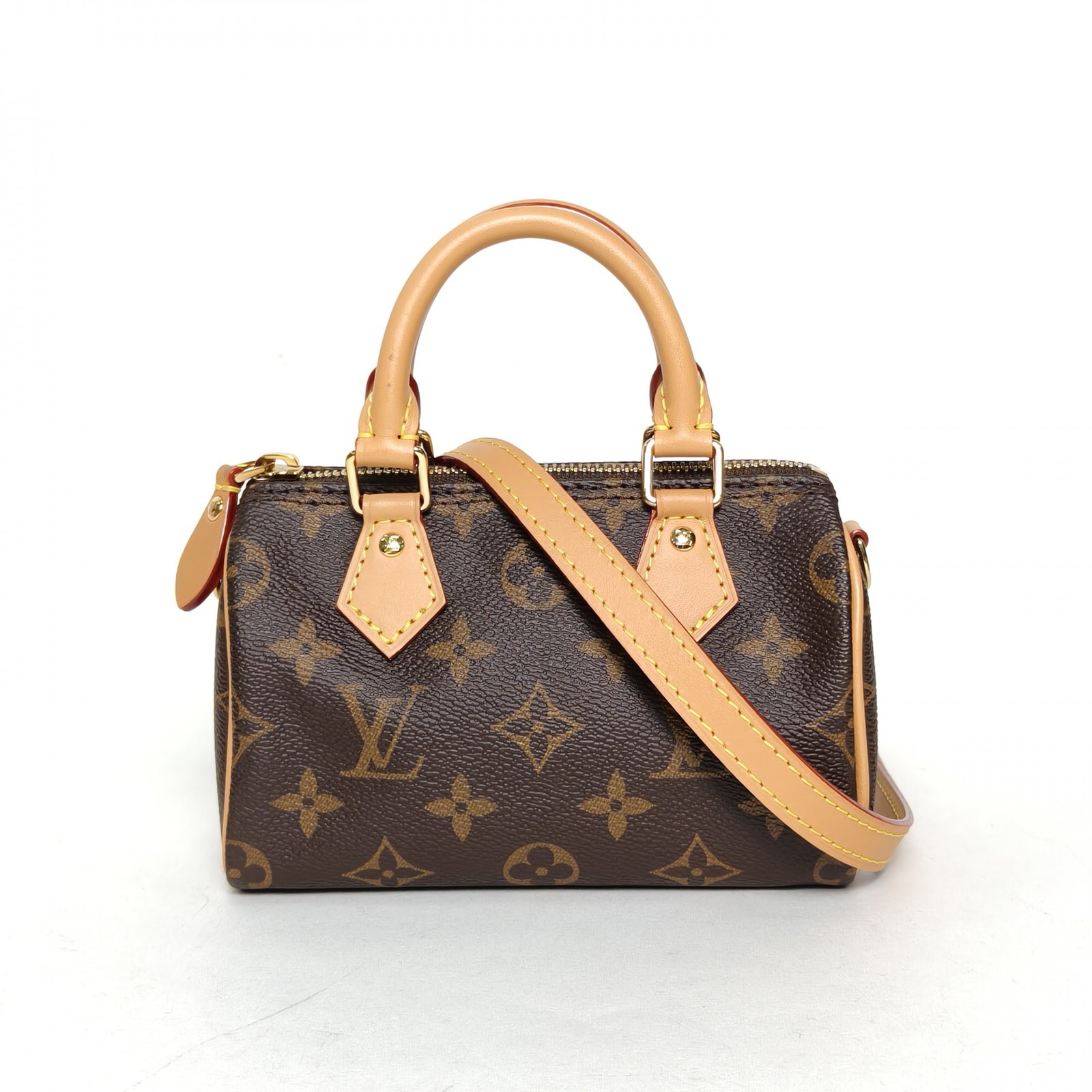 95新 LouisVuitton/路易威登 攀攀 SpeedyNano16 PVC 2024 622586