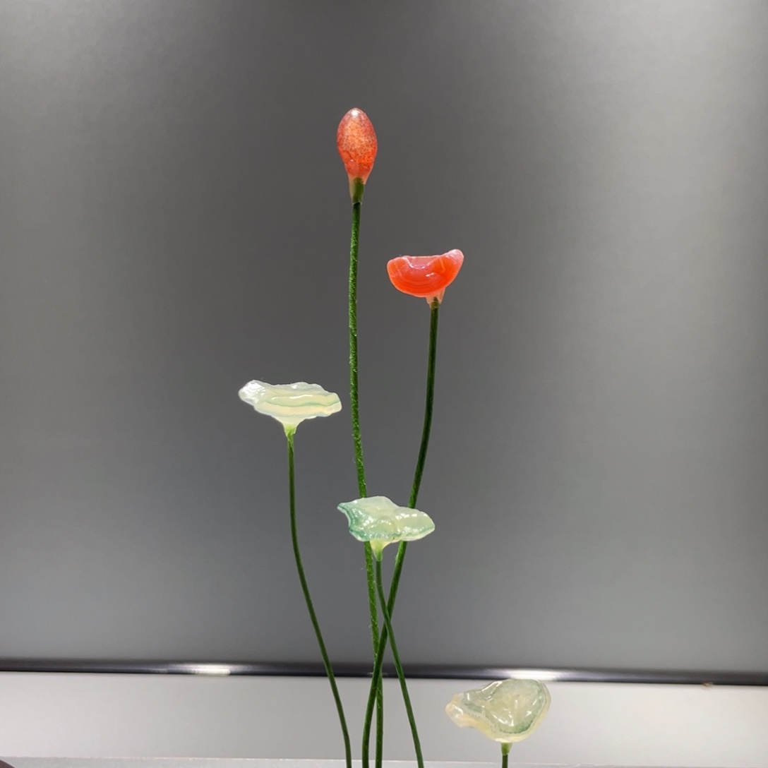 石材阿拉善荷花小品组合组合