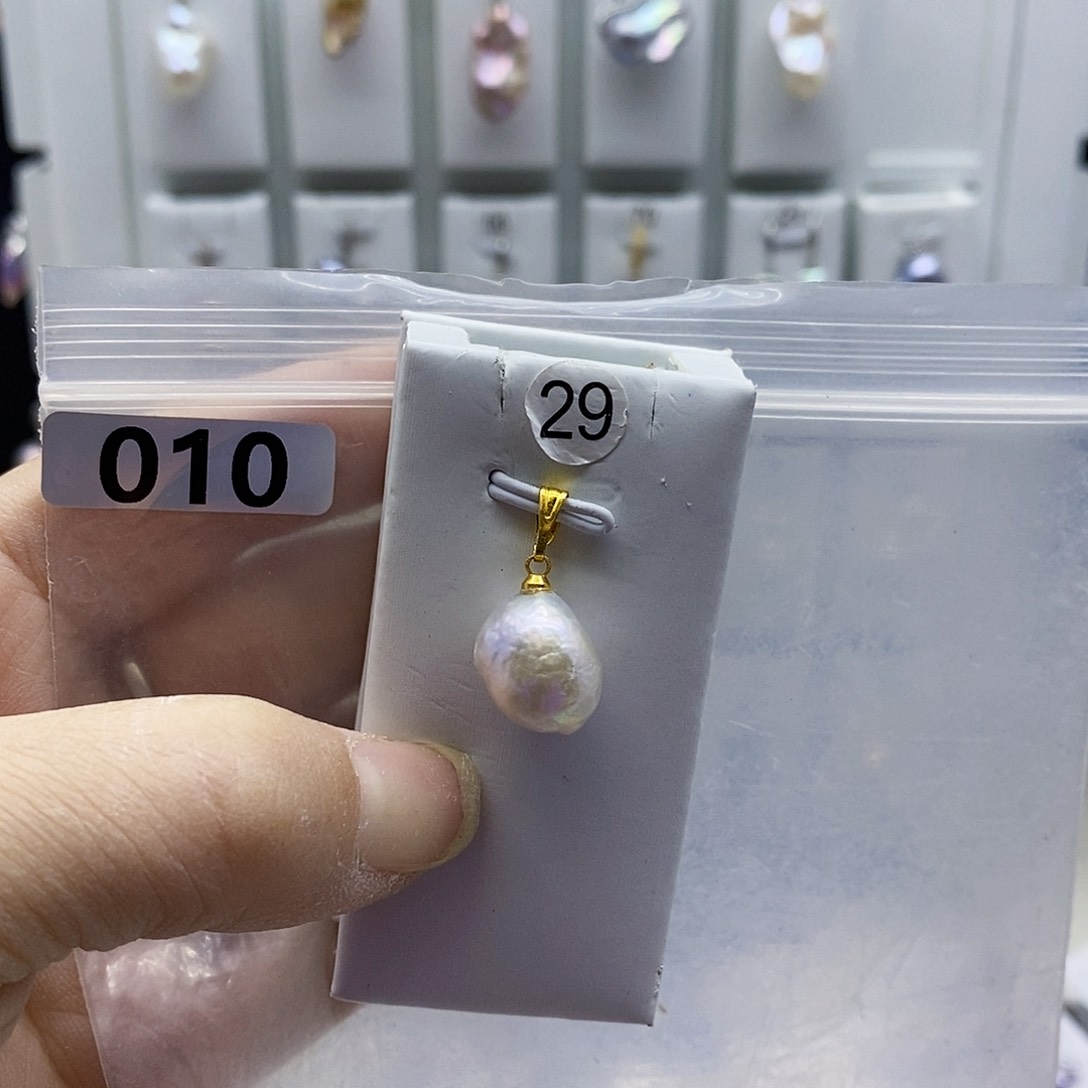 颈饰合金淡水珍珠