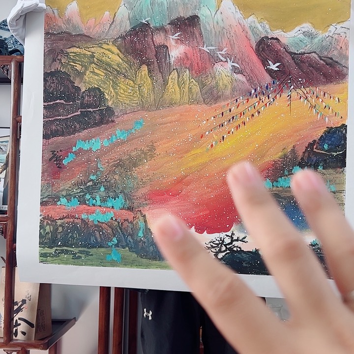 国画张一哲老师书画作品