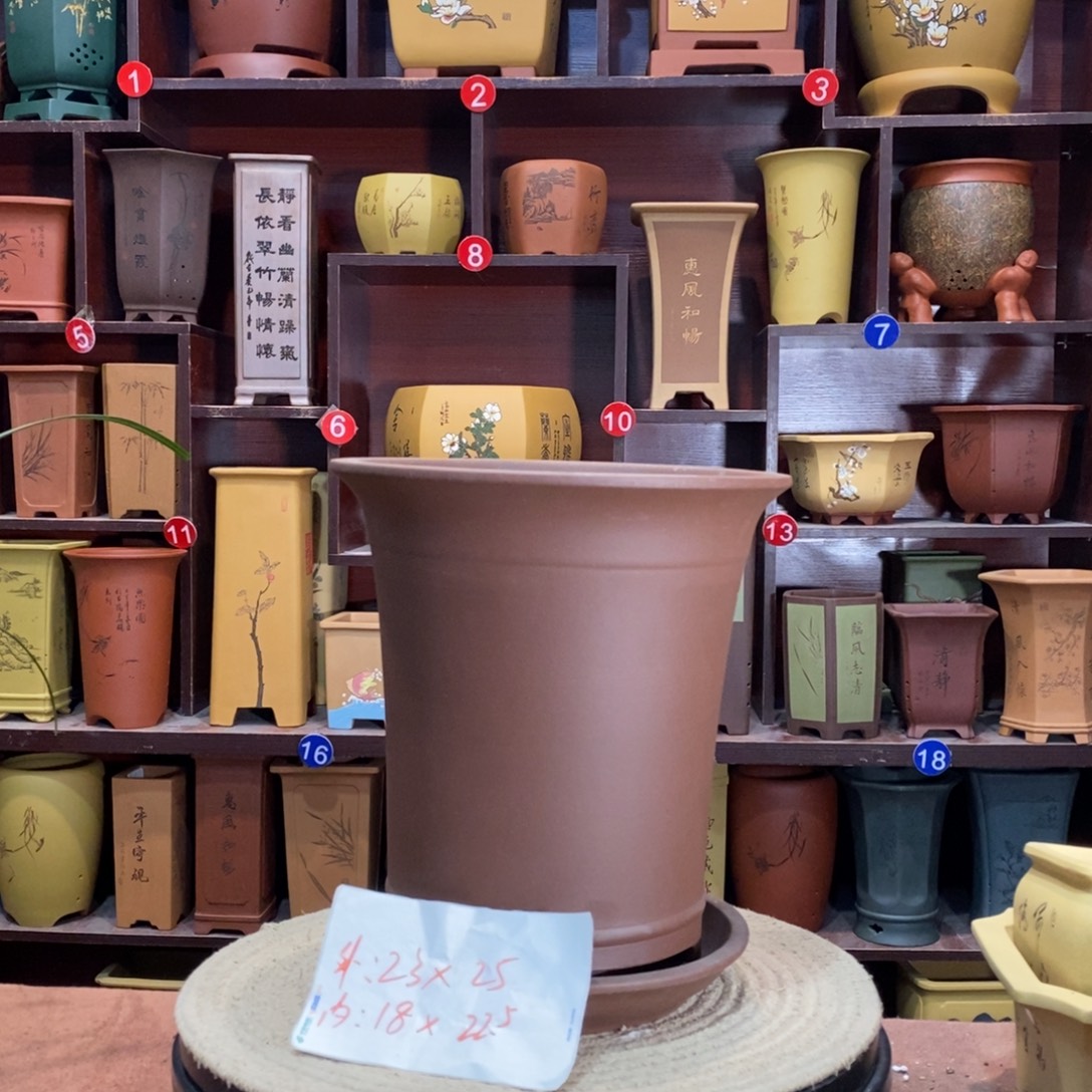 紫砂艺术紫砂花盆