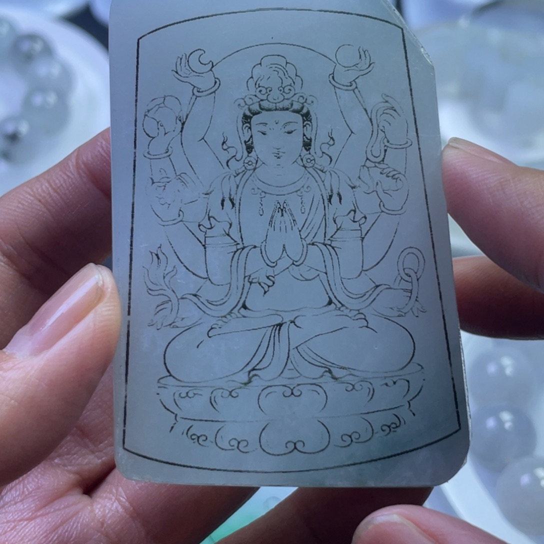 定制翡翠未镶嵌裸石定制包工