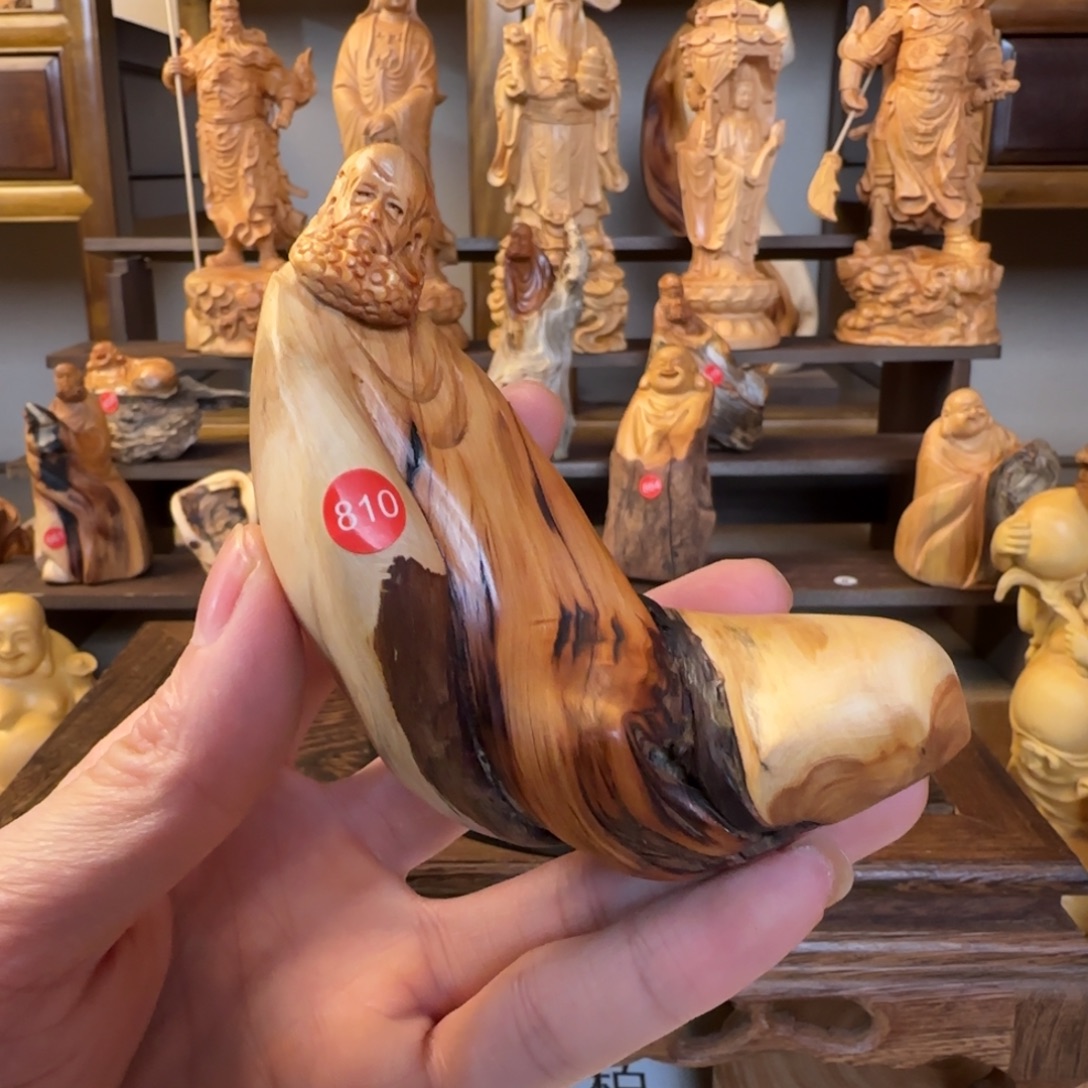 崖柏小木匠艺雕一物一拍