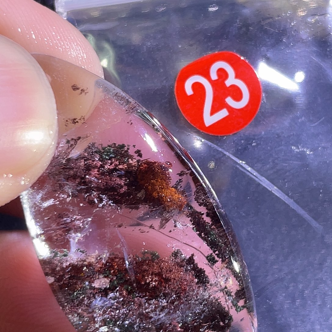 喀***斯水晶未镶嵌吊坠(赠链)
