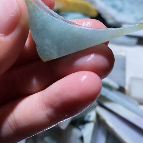 翡翠散珠边角料20