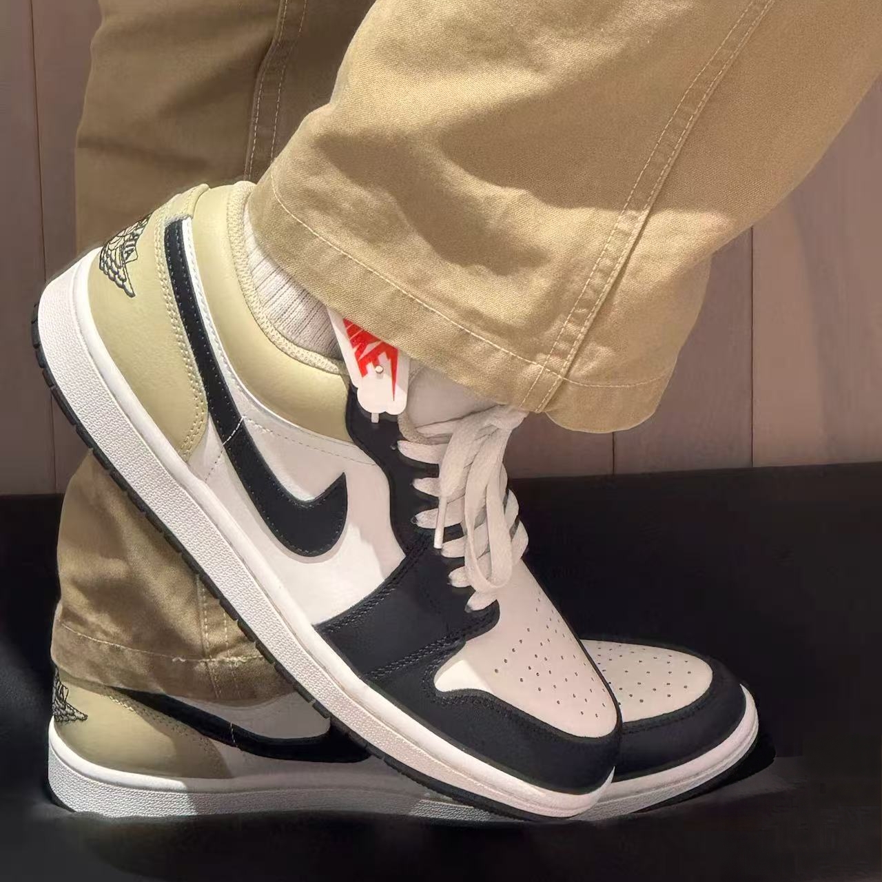NIKE/耐克【清凉奶绿】 复古百搭 AJ1休闲蓝球鞋 男款 553558153