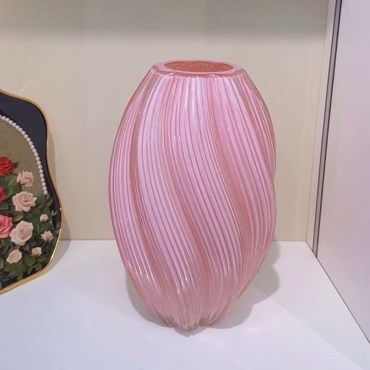 ins风欧式简约小众创意轻奢高级感餐桌客厅水培插花玻璃花瓶