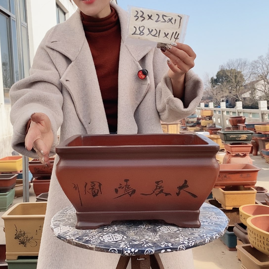 紫砂花盆紫砂花盆