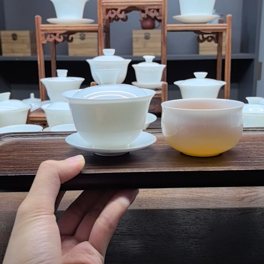 张***困110毫升元宝盖碗+罗汉杯