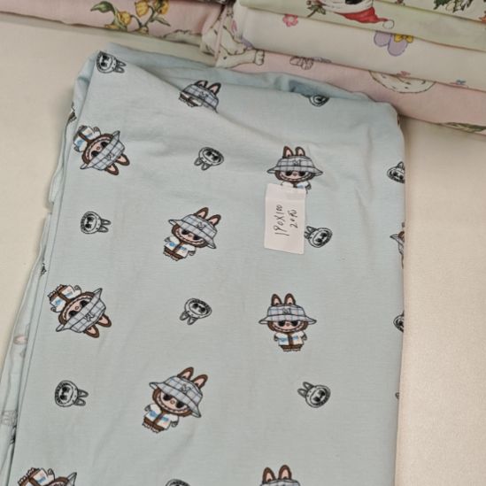 棉纯棉莱卡布头190*100