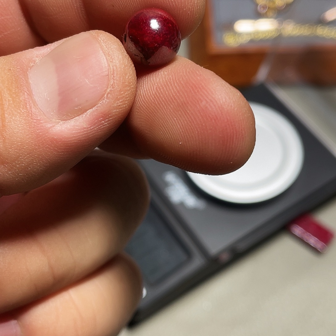 那***…天然辰砂天然朱砂矿晶珠子