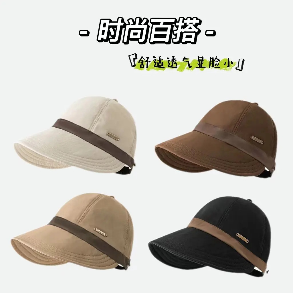 2026年春夏季新款赫本风款女遮阳百搭休闲渔夫户外装备钓鱼商品图