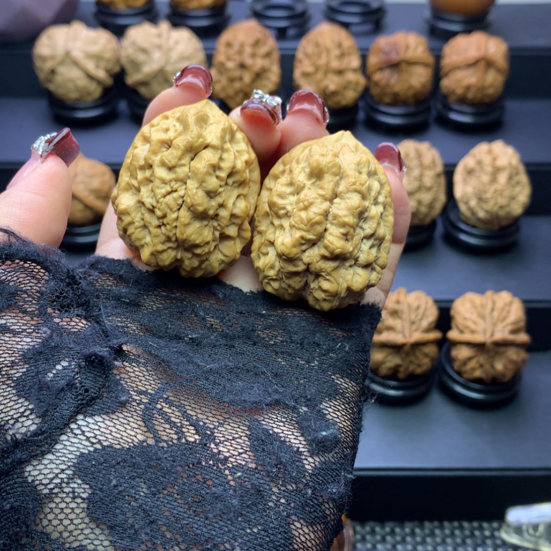 【闪购商品】文玩核桃吊坠山羊王