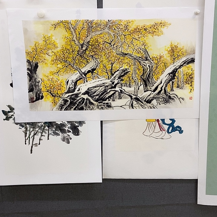 国画手寫手繪作品136