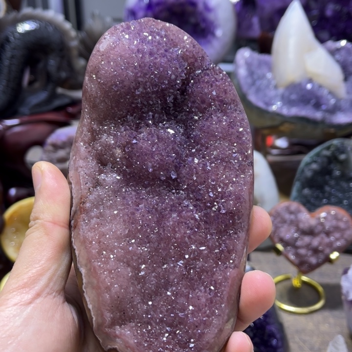 紫晶摆件未镶嵌摆件