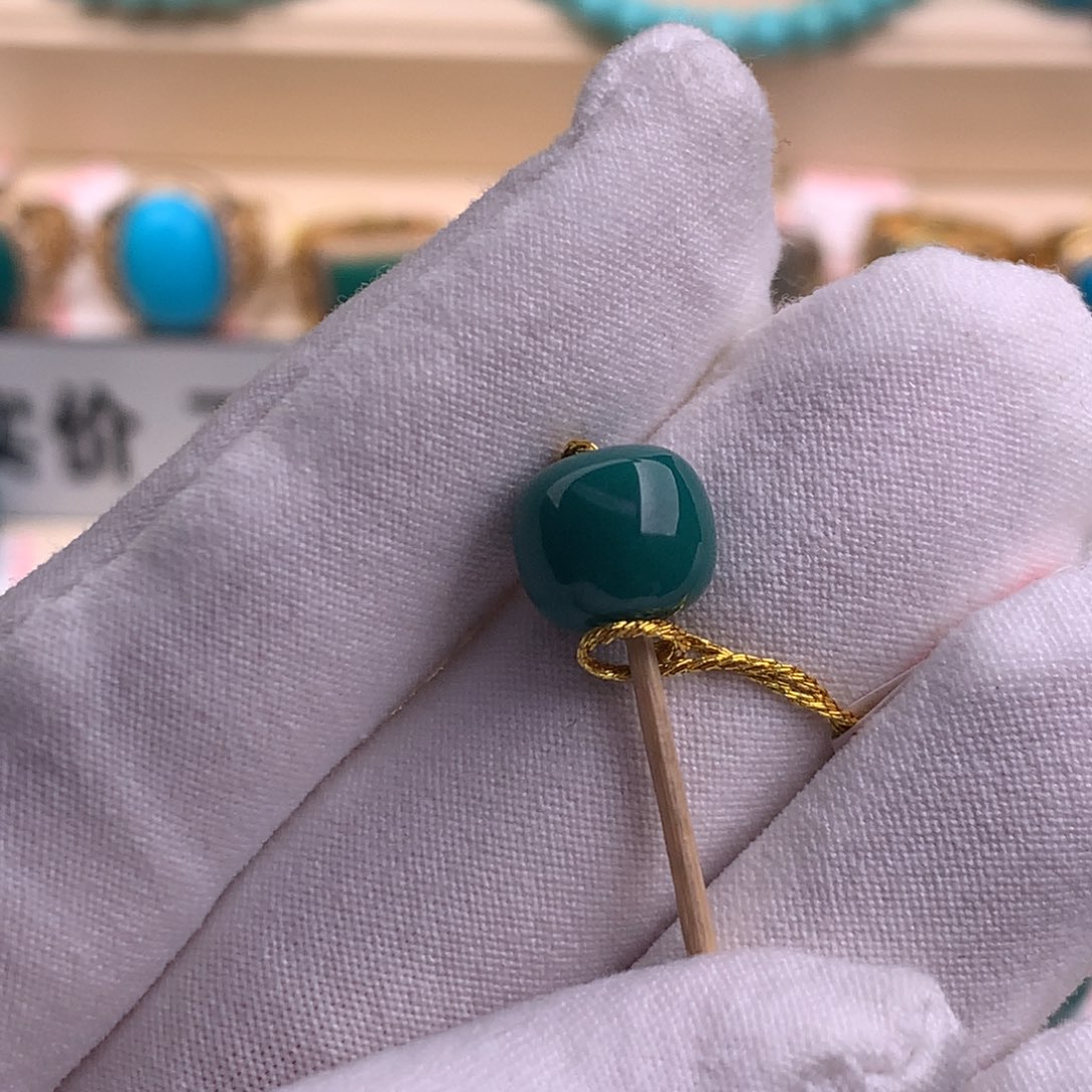 绿松石珠宝奇石未镶嵌小*宝9.5