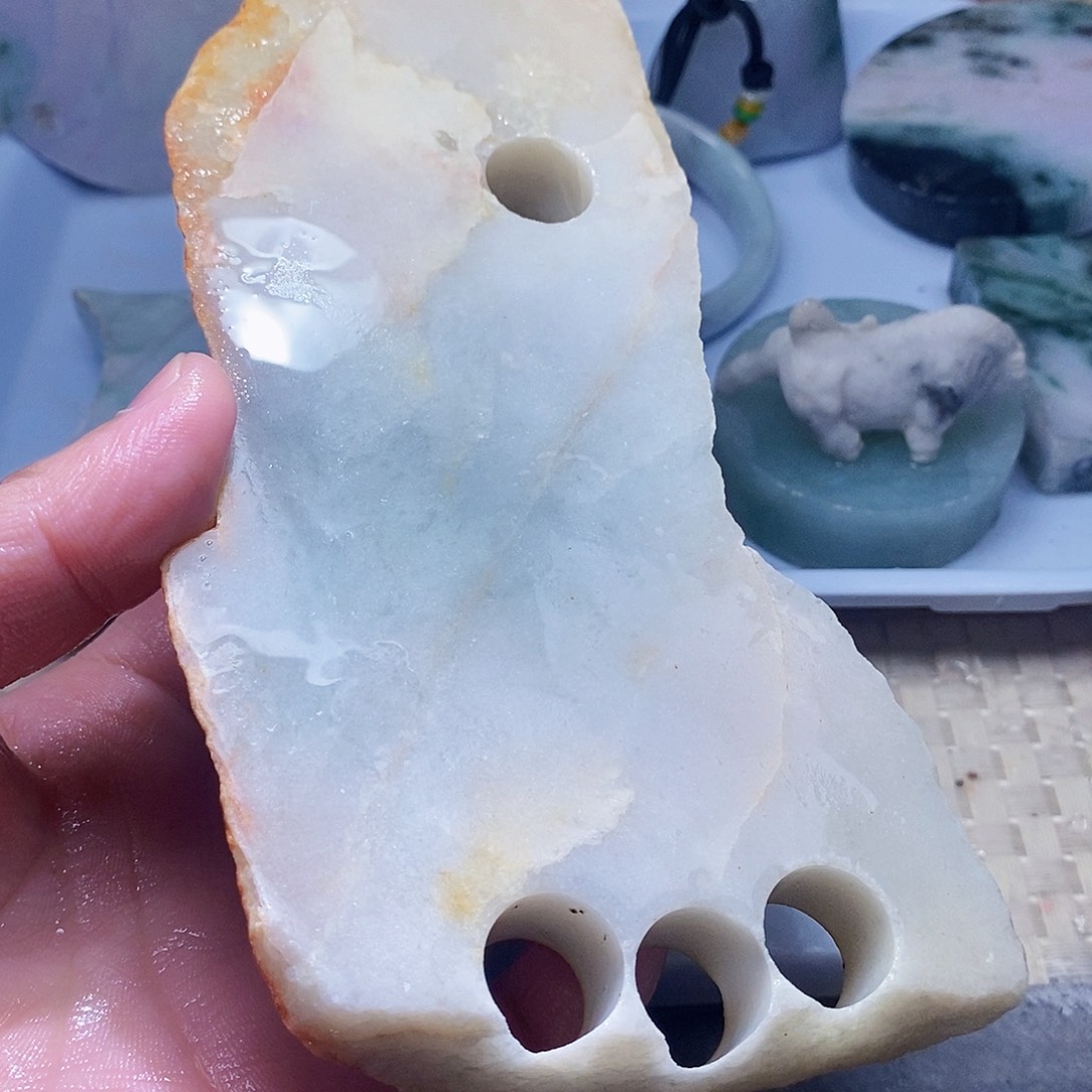 翡翠未镶嵌颈饰588