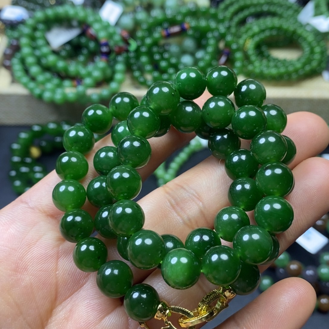 【***】和田玉（碧玉）未镶嵌颈饰