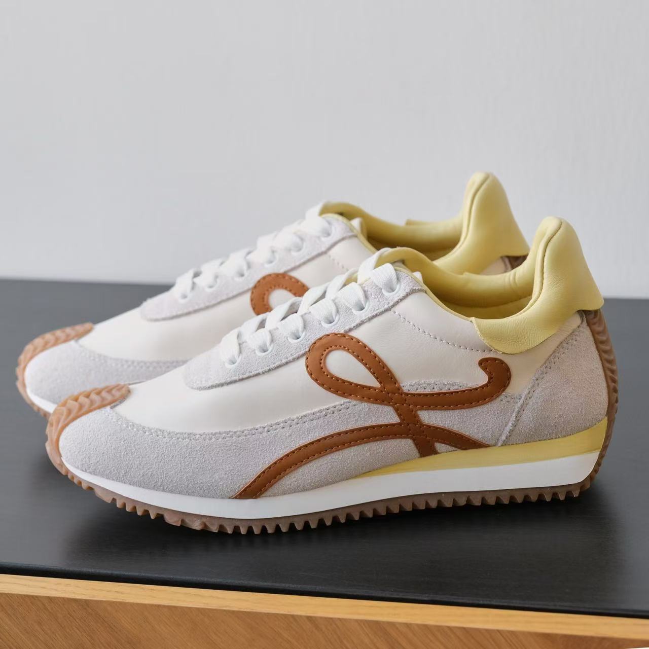 阿甘鞋真皮复古内增高女鞋女款棕色厚底显高增高女鞋秋季拼色G121