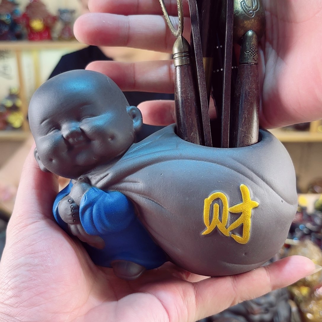 紫砂茶宠紫陶树脂茶宠摆件