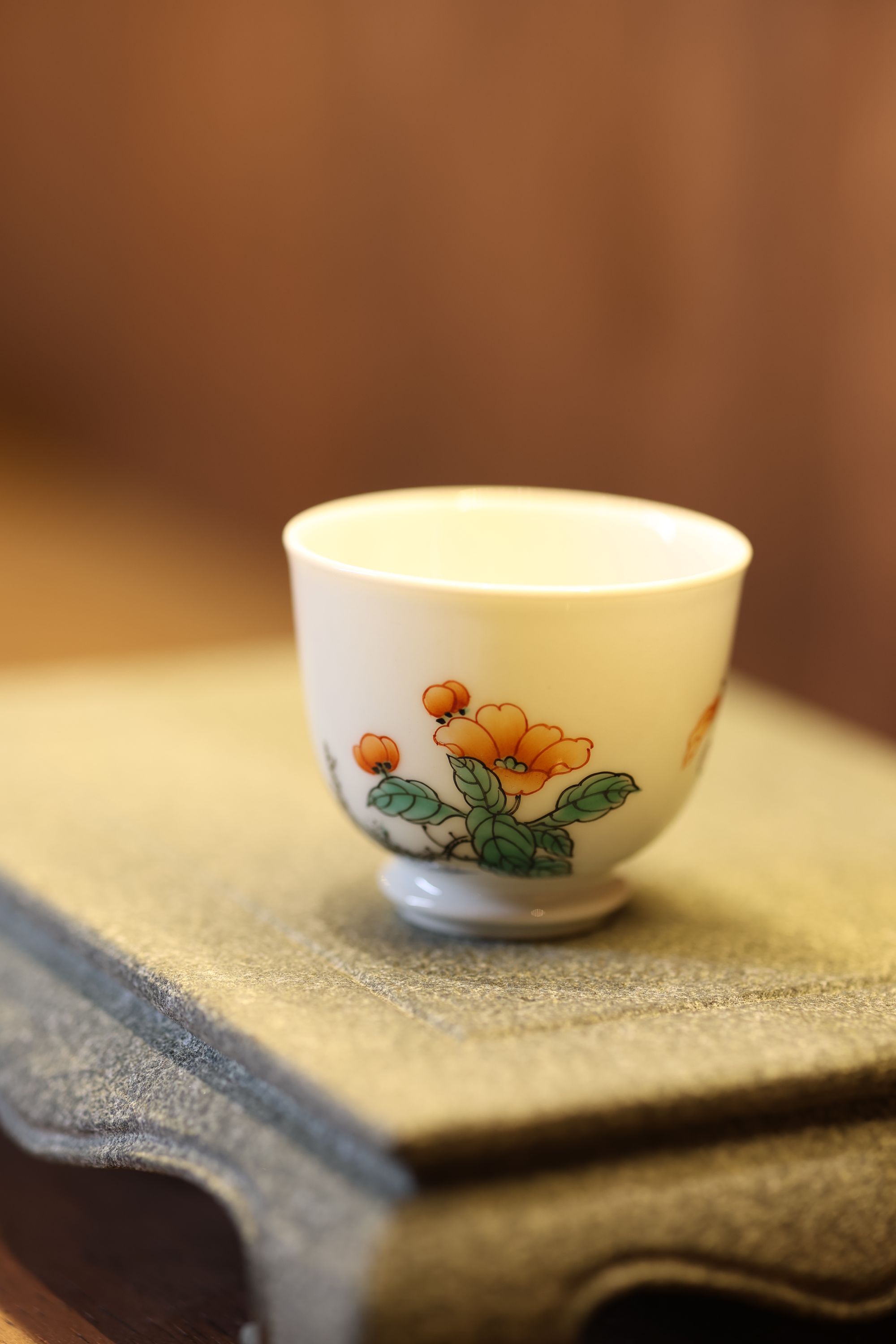 古阅和风·古彩福利杯景德镇纯手工手绘