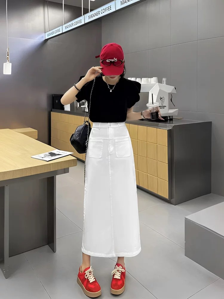 杭州意法高腰半身裙