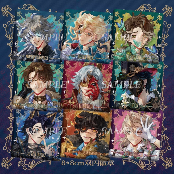 （拆盒）同人周边宴会系列方吧唧拍立得盲盒代拆