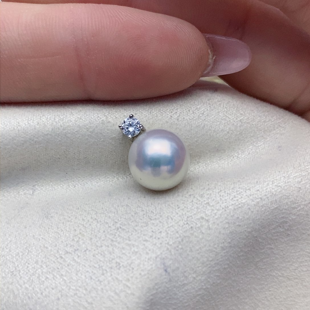 【闪购商品】淡水珍珠颈饰银S925镶嵌47