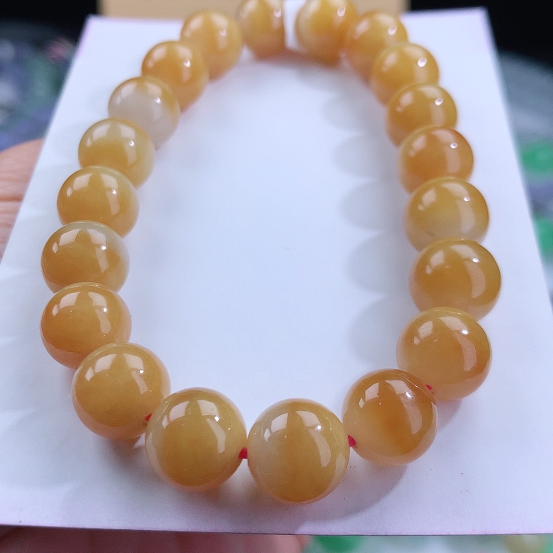 翡翠手链未镶嵌卡10mm