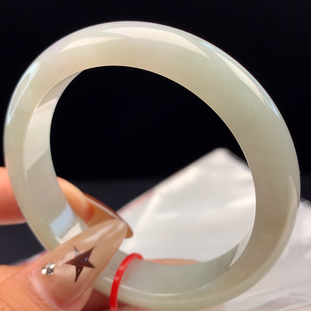 未镶嵌手镯翡翠冰糖雪梨轮胎97013