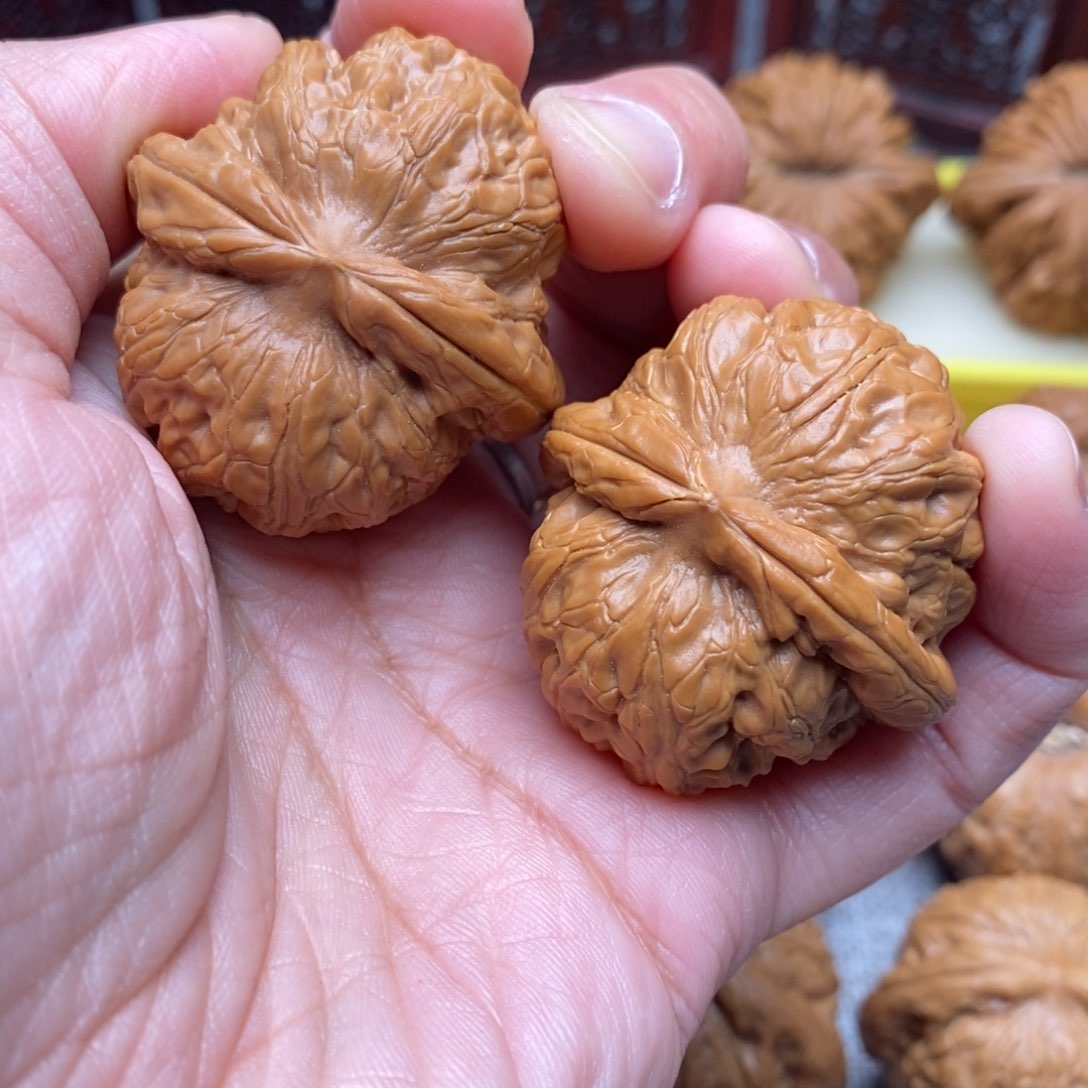 文玩核桃把件全品毕业元宝39.8尺