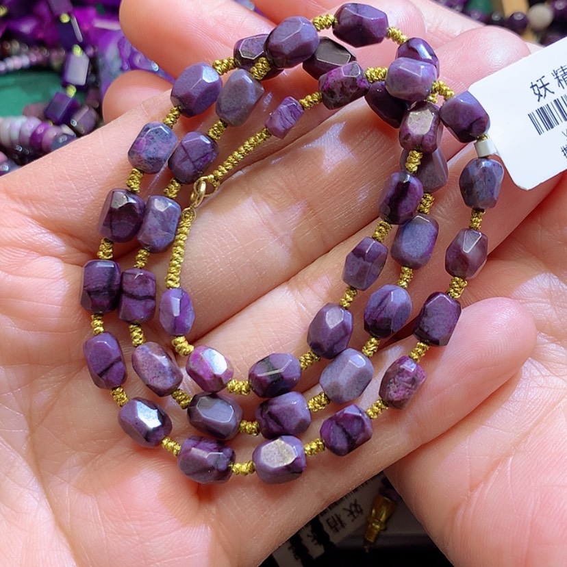 【闪购商品】苏纪石（舒俱来）项链18K金镶嵌必**必