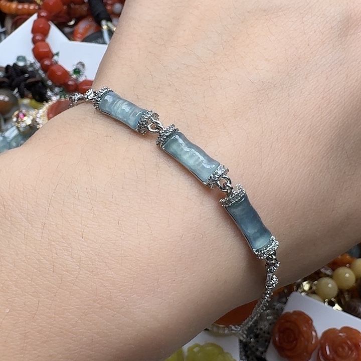 翡翠未镶嵌项链翡翠