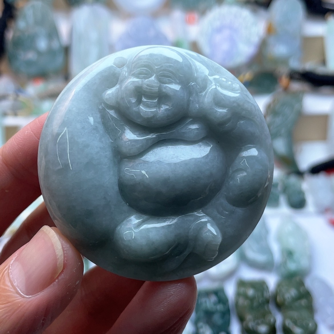 【闪购商品】颈饰未镶嵌翡翠逍遥佛